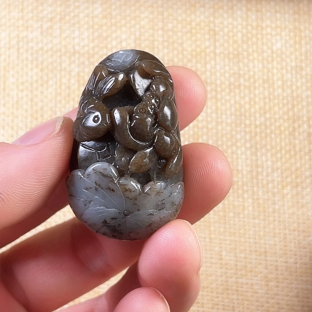 和田玉（糖玉）颈饰未镶嵌