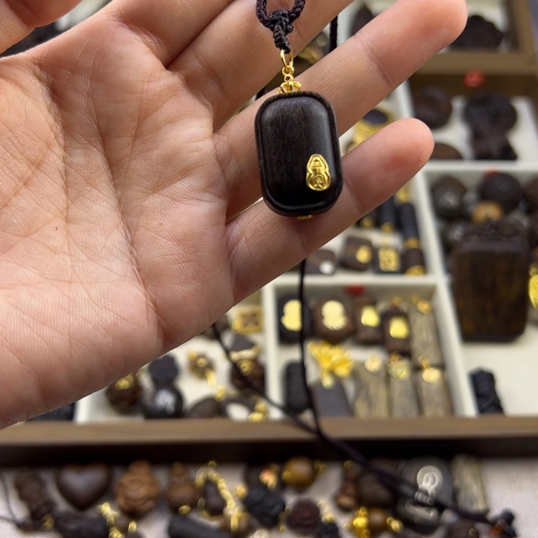 木质类无事牌随行脖挂配饰