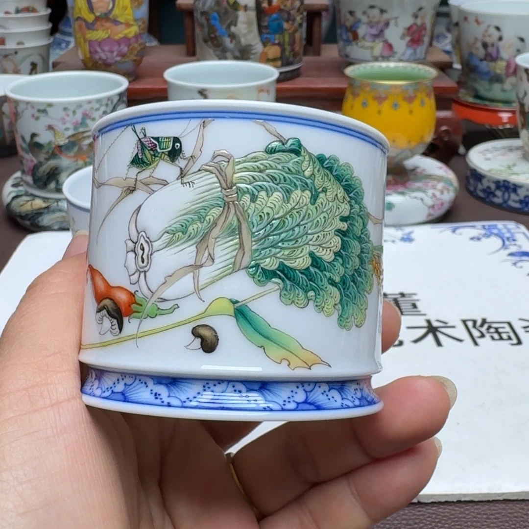 景德镇手工手绘展示