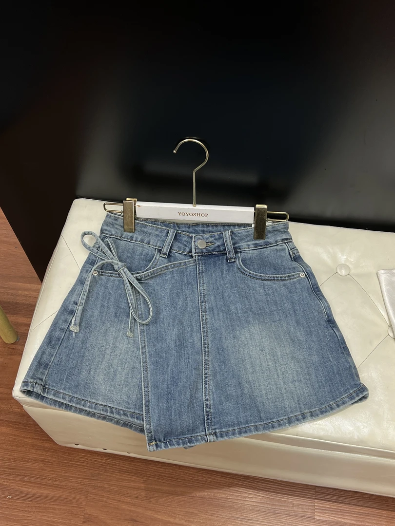 GRR,【王炸裤裙】四面弹显瘦薄款牛仔裤裙