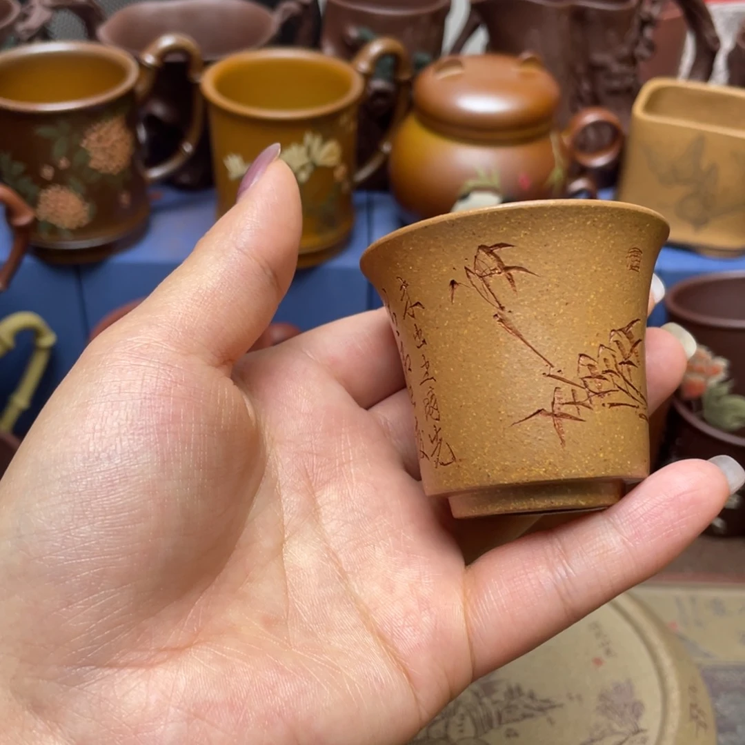 紫砂茶杯紫砂主人杯