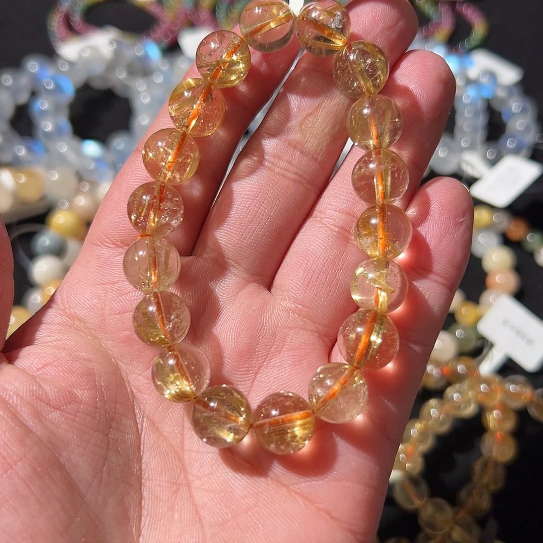 未镶嵌手链长石金发