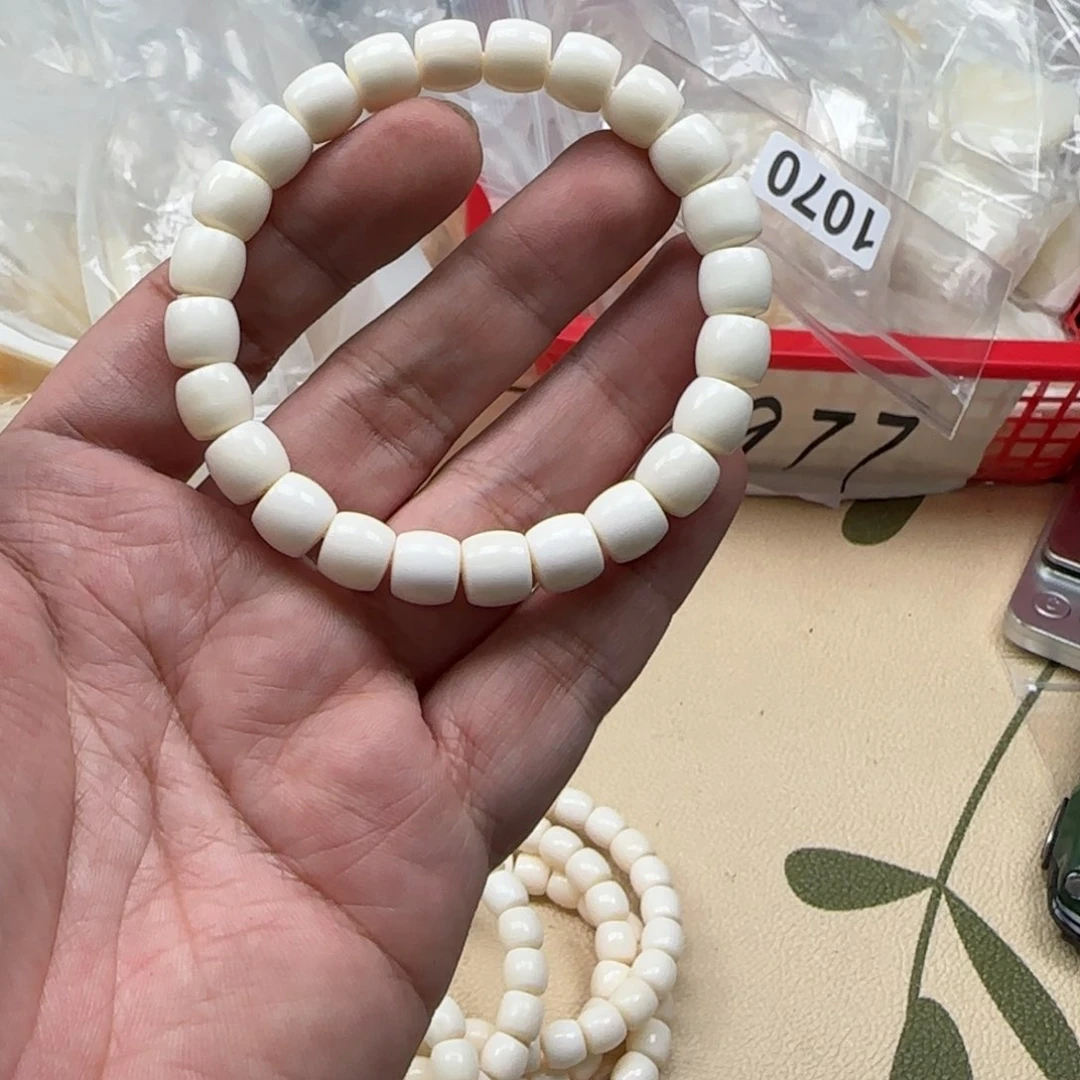 白玉菩提手串白色714