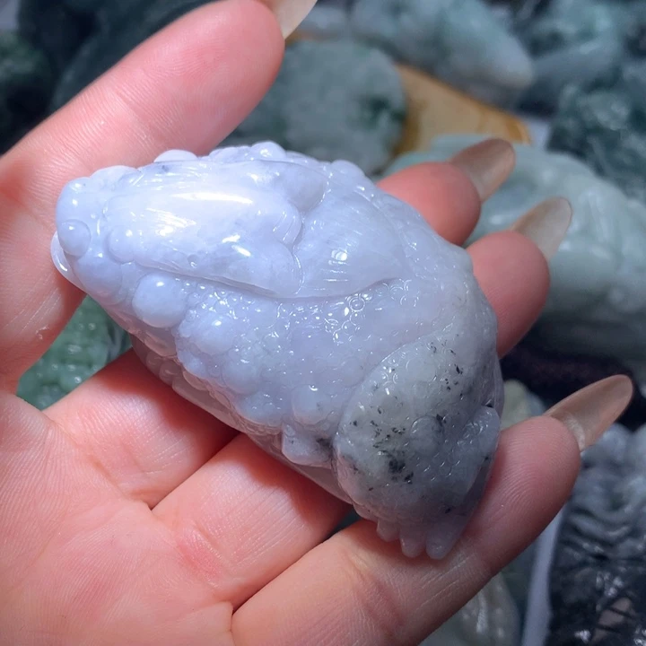 翡翠未镶嵌颈饰保真天然A货翡翠