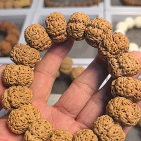 就***这金刚菩提手串五星梅花大金刚手串，22左右尺寸，原皮原色的