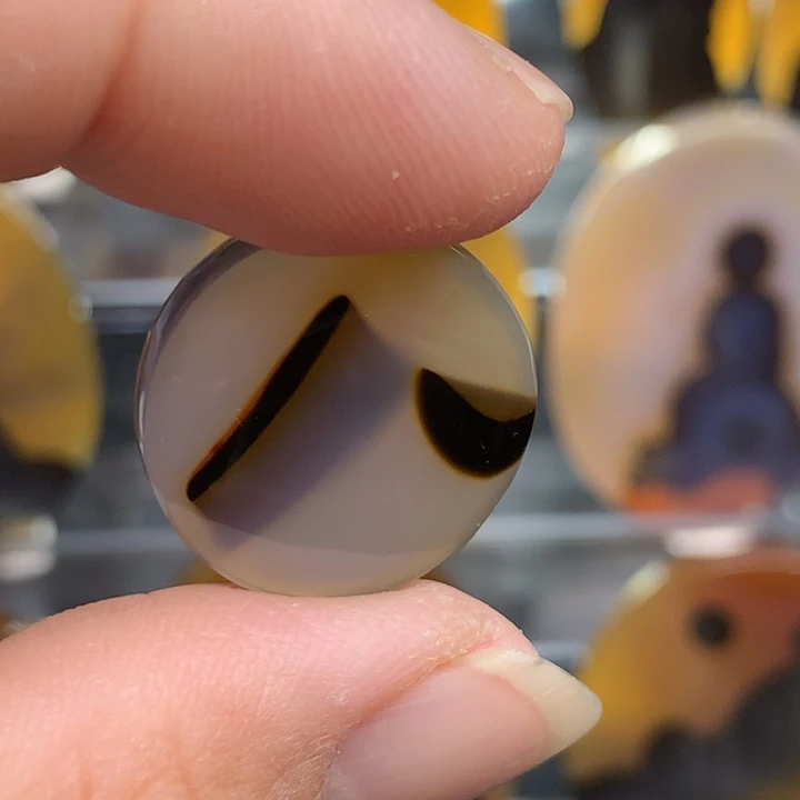 玛瑙/玉髓颈饰未镶嵌076