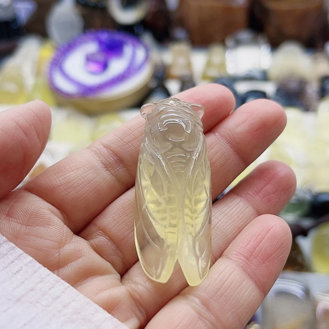 【闪购商品】水晶知了吊坠未镶嵌