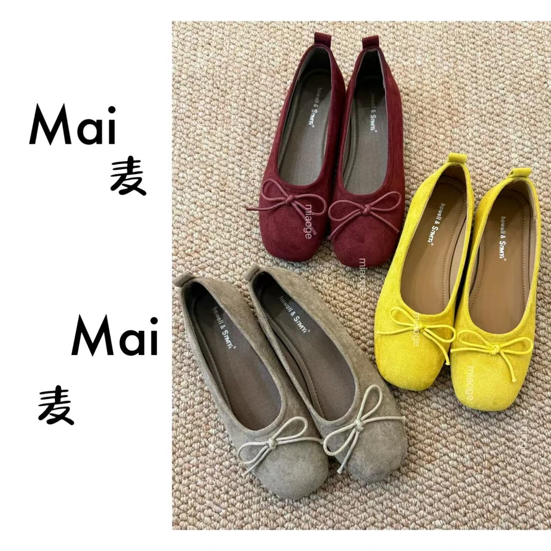 【麦麦推荐】温柔芭蕾瓢鞋平底鞋法式糖果软底单鞋