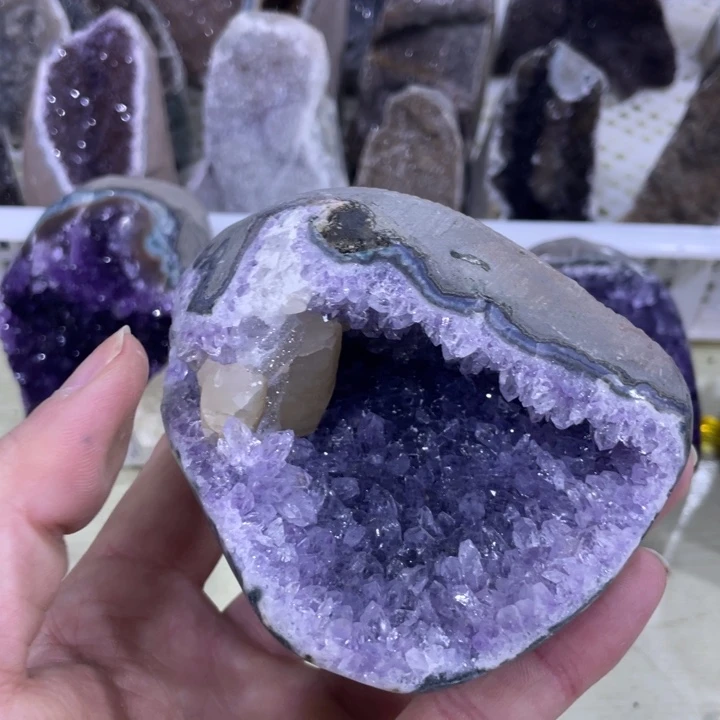 紫晶水晶软糖未镶嵌