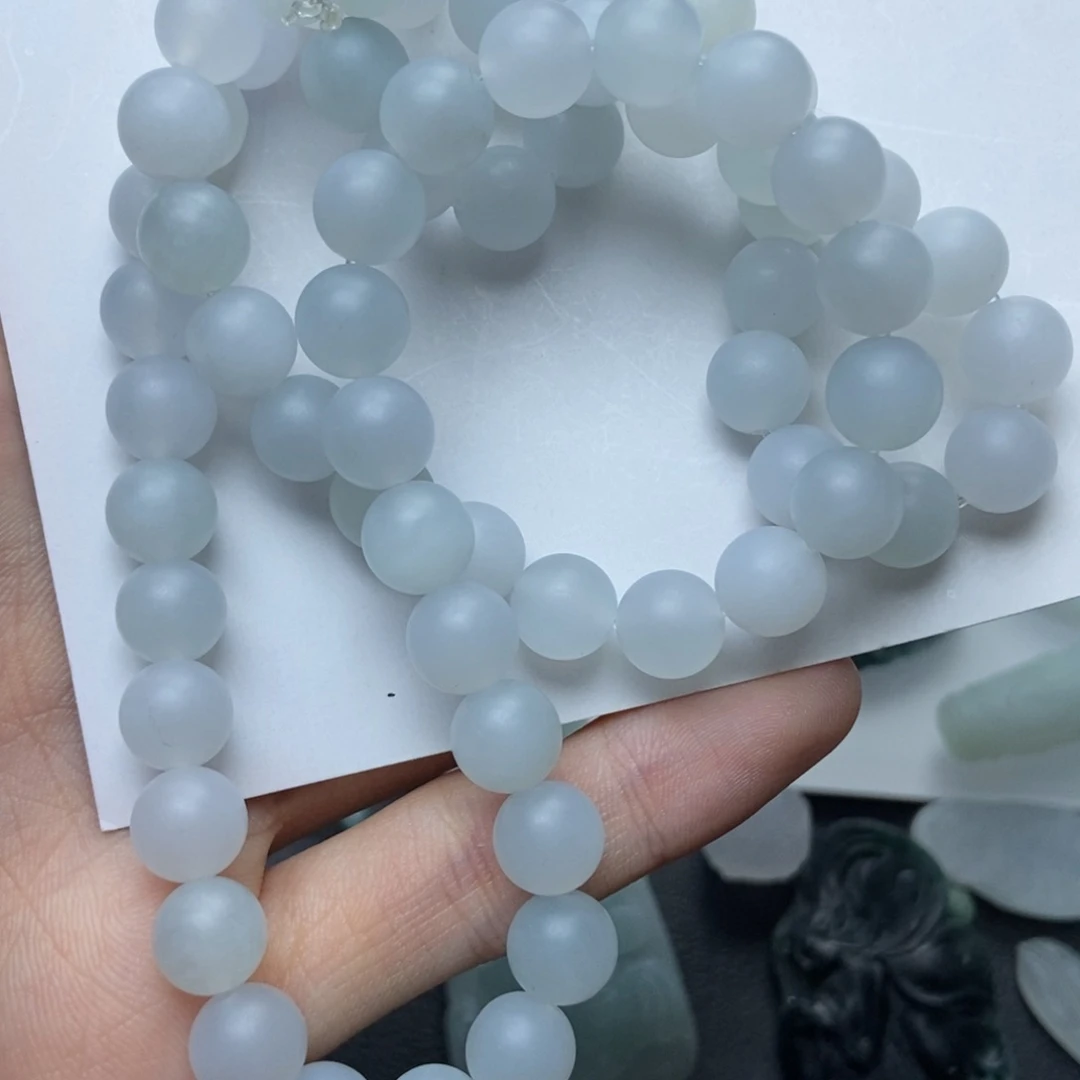 未镶嵌定制翡翠幸**星珠子