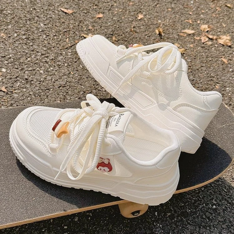 2025新款夏季透气小白鞋女网鞋网面鞋子百搭板鞋休闲韩版薄款女鞋