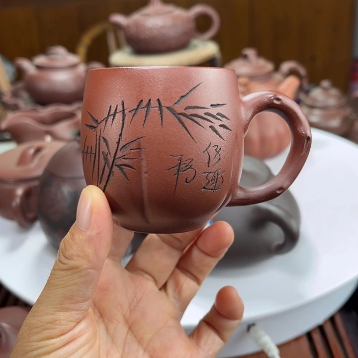 茶壶紫砂紫砂花茶