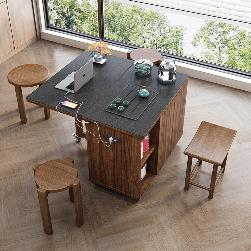 移动茶台 KBJ-A03可旋转木制工艺意式可茶几办公室简约桌子全自动