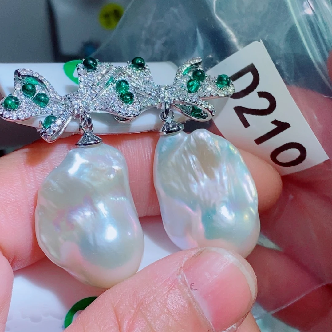 农***业其他银S925镶嵌淡水珍珠