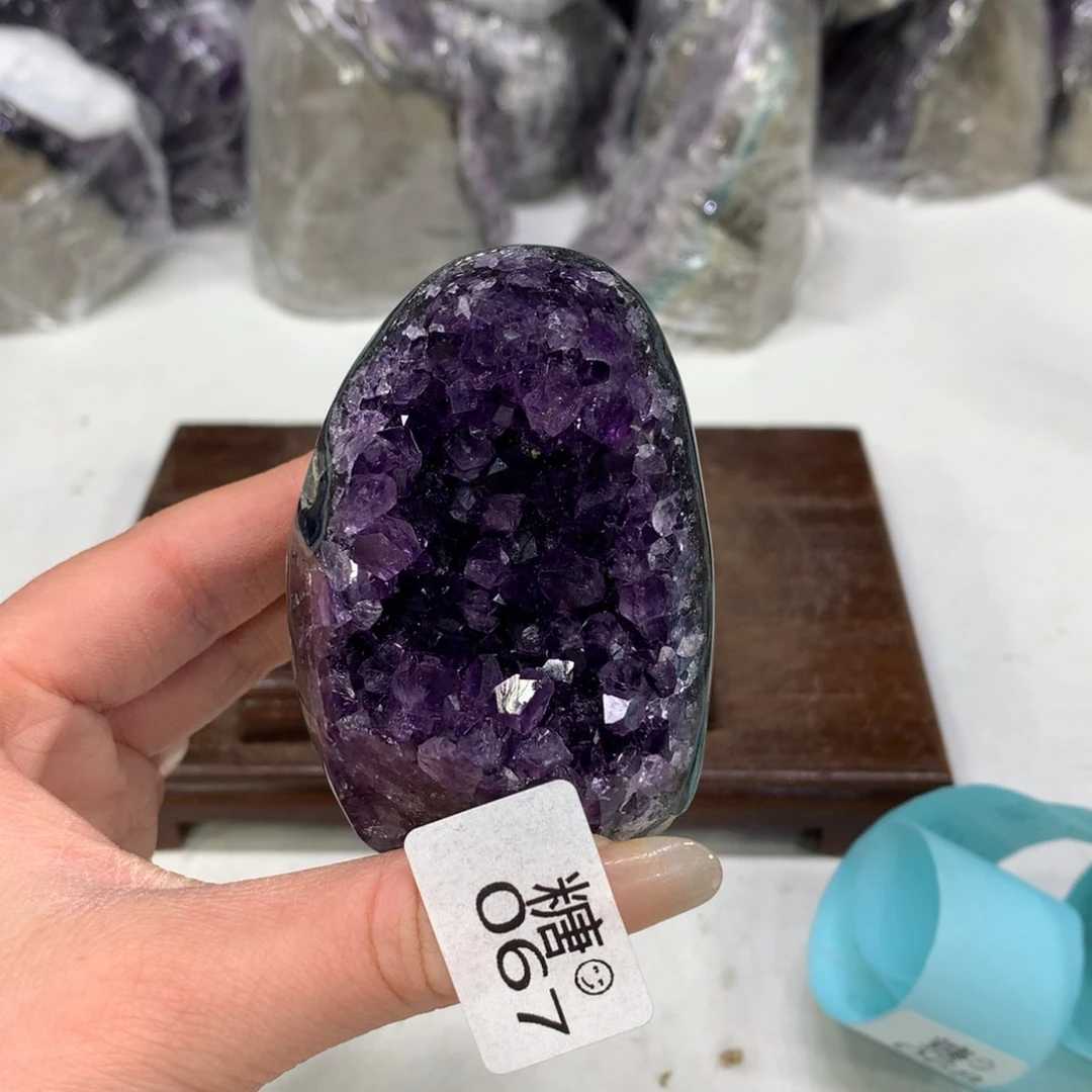 紫晶摆件未镶嵌水晶
