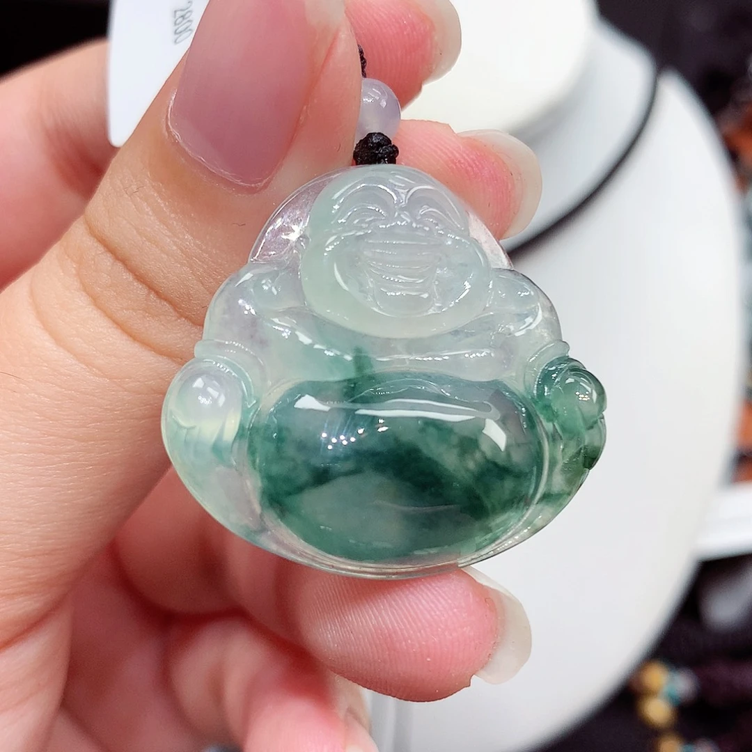 翡翠未镶嵌颈饰翡翠56，28.6/30.7/6