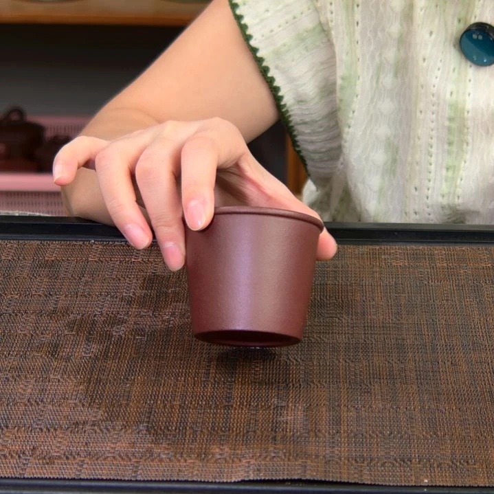 茶杯紫砂高货放漏