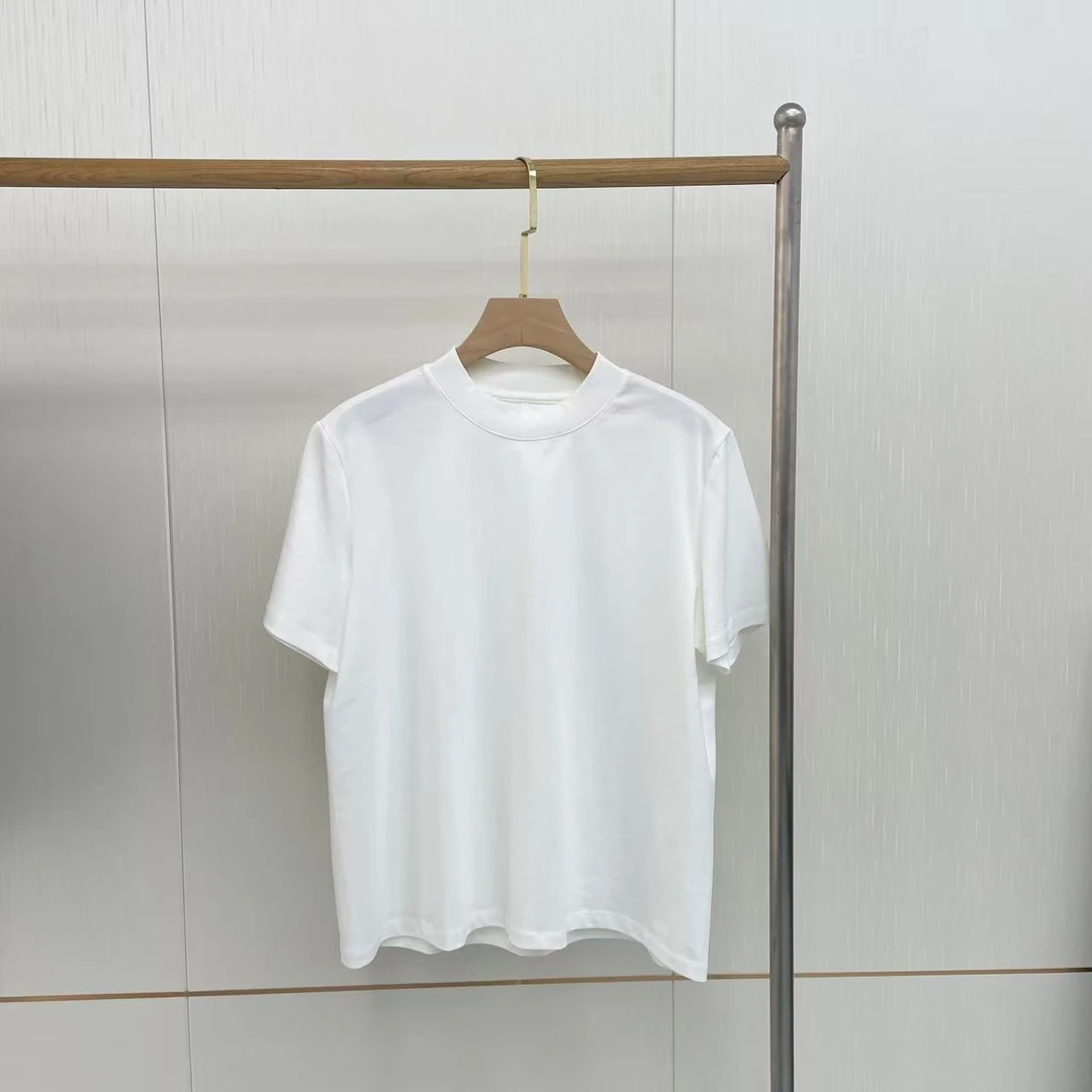 【甄老板专属】春夏新款螺纹圆领短袖夏季百搭半袖T恤纯棉GW1716