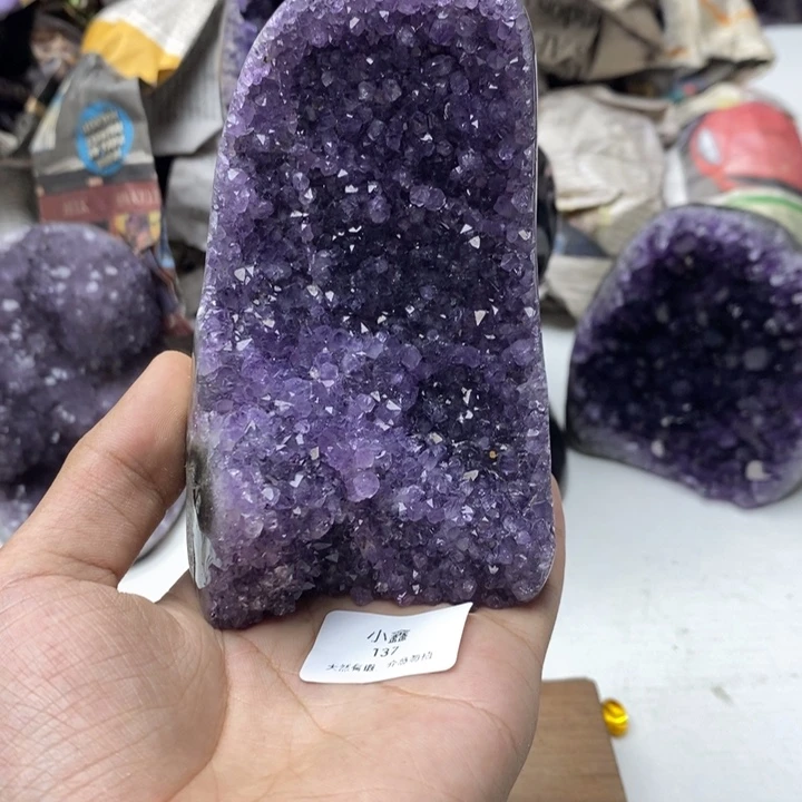 大型摆件（非配饰）银S925镶嵌紫晶