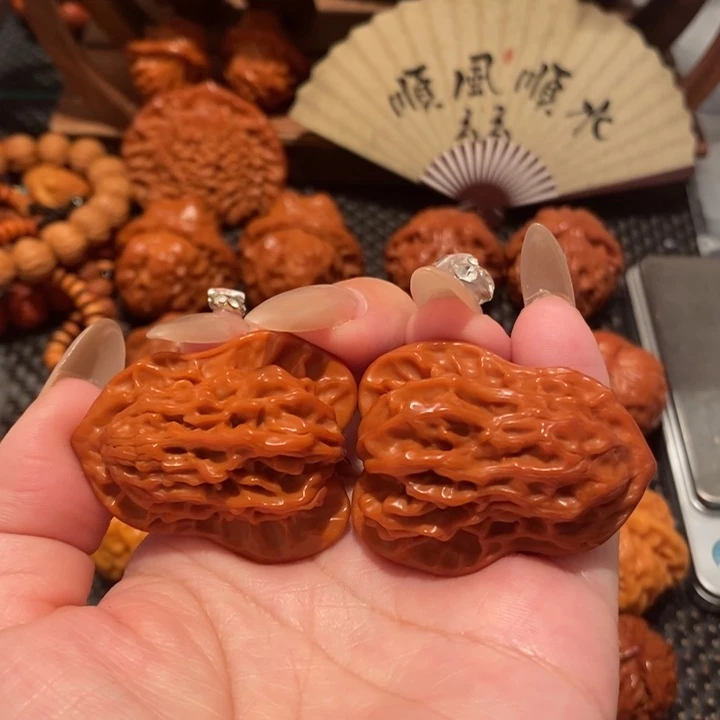 文玩核桃把件35盘山葫芦1403