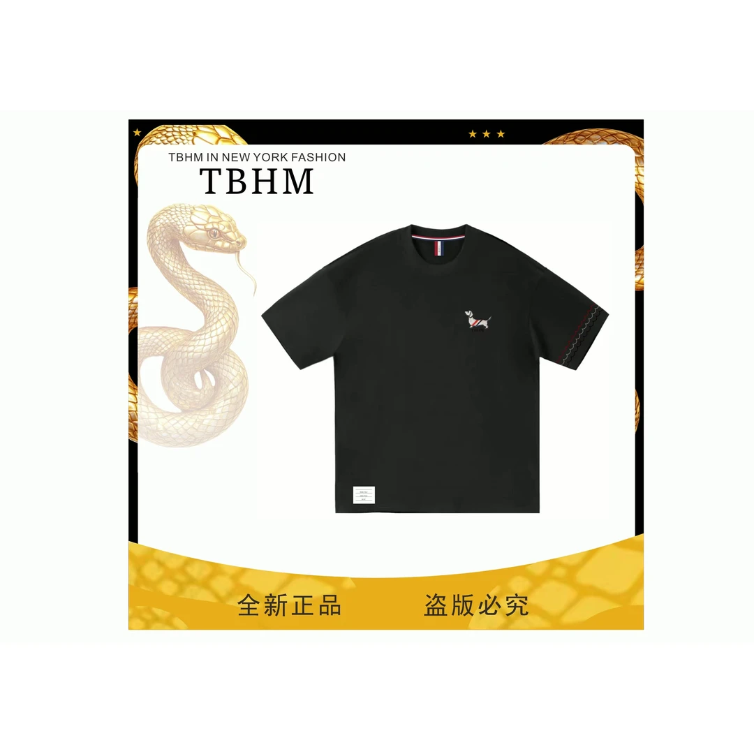 TBHM/经典腊肠狗《100%棉》刺绣T恤TB013