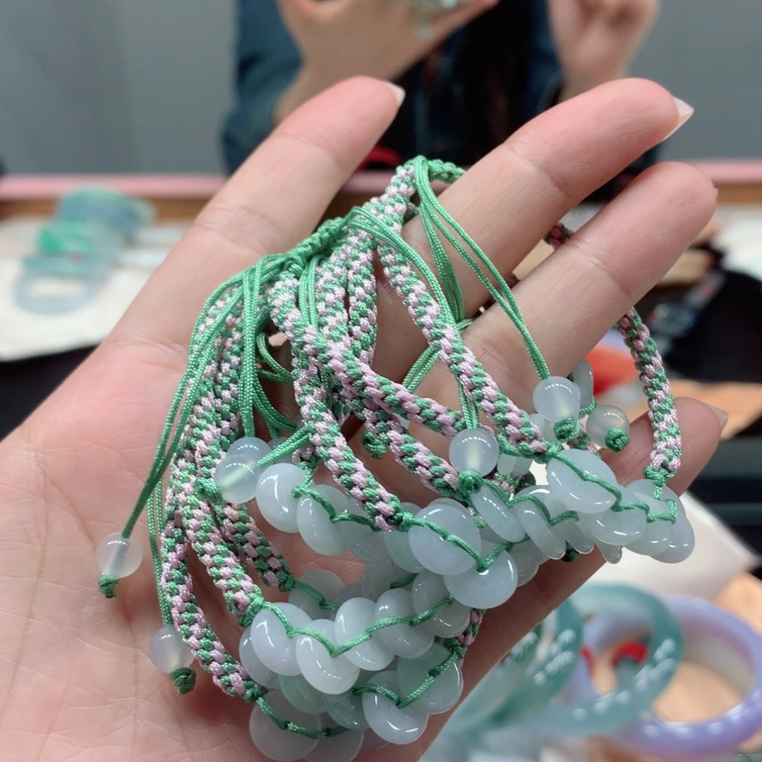 翡翠手链未镶嵌多样性发1