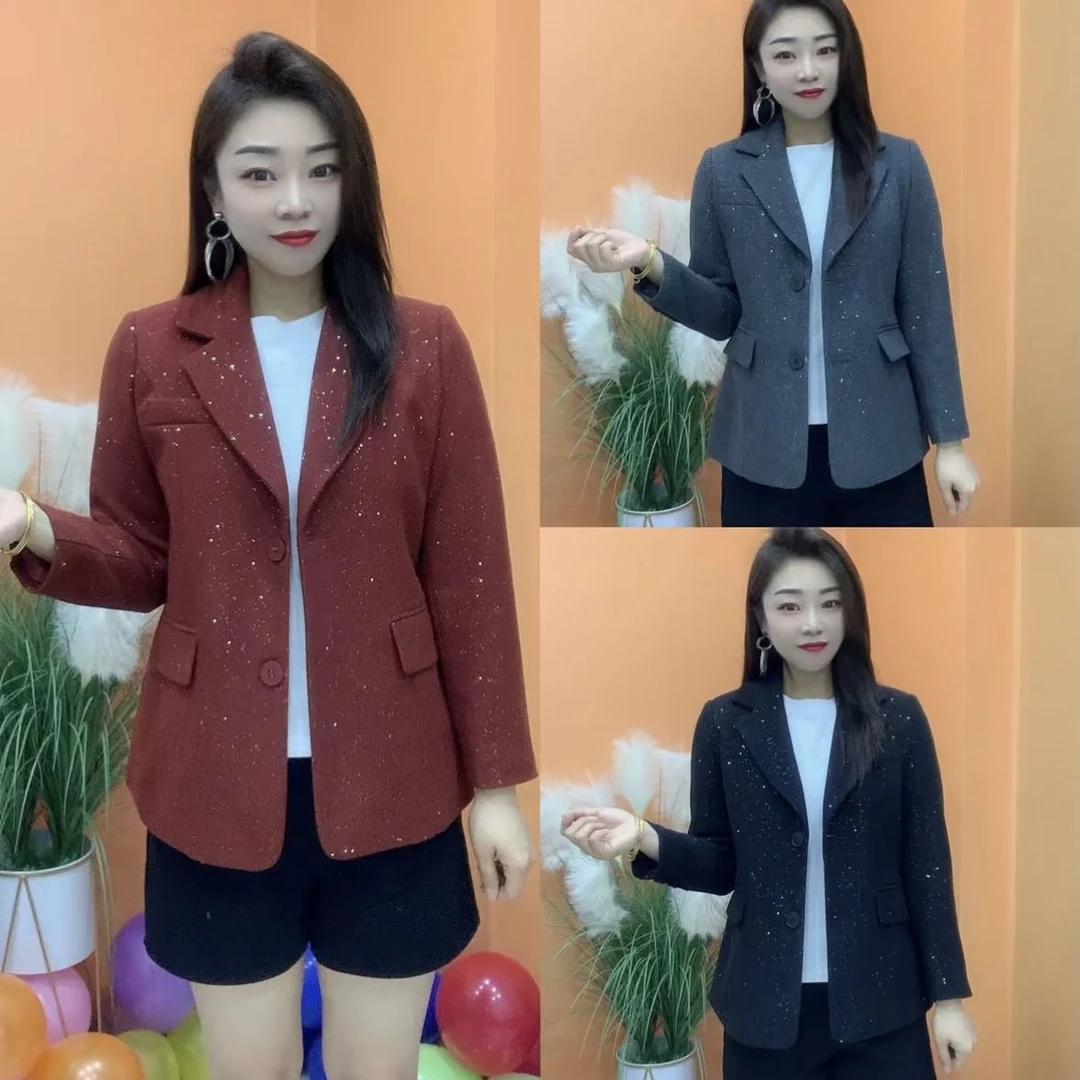 2025新款高档西装春秋外套时尚上衣洋气休闲气质修身显瘦百搭西服