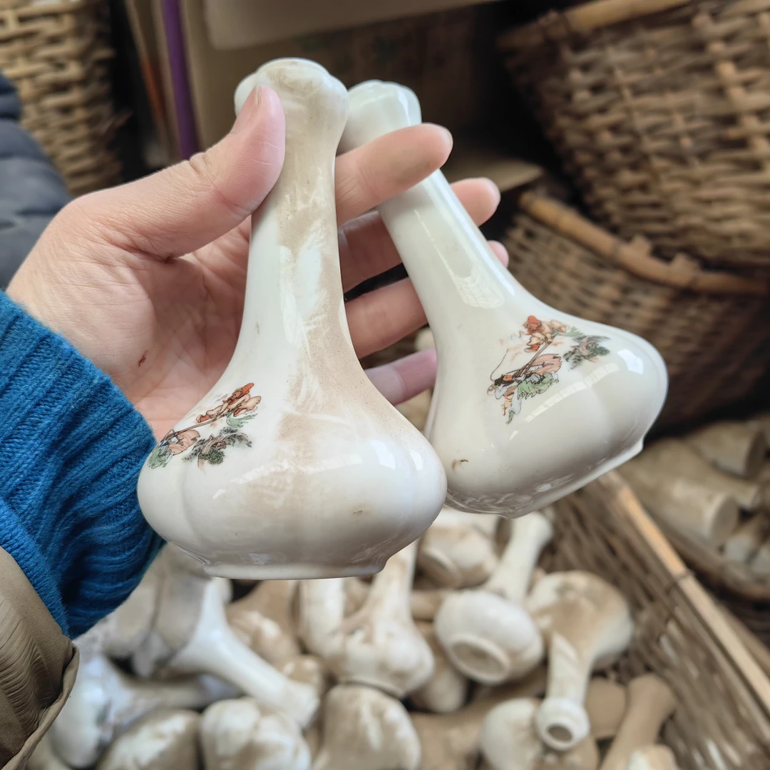 三大白骨精  蒜头瓶子 高度15