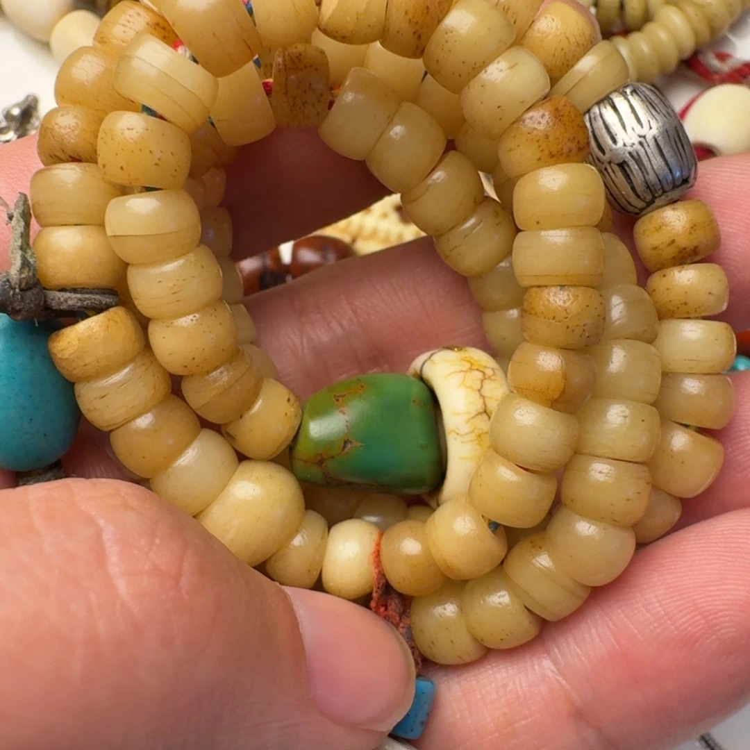 手串/手链贝壳老灵骨念珠