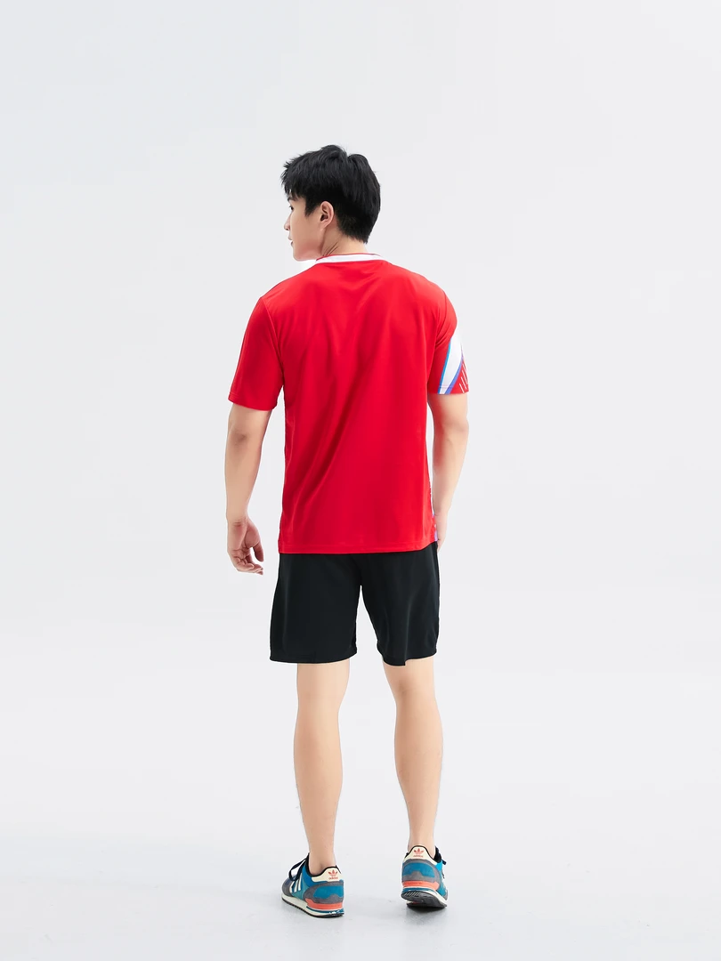 新款运动套装男女款羽毛球服短袖透气速干T恤乒乓球衣训练团体服