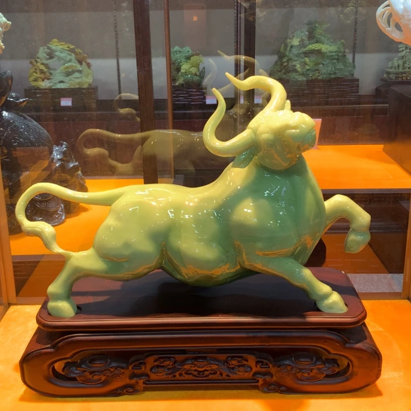 【闪购商品】未镶嵌蛇纹石玉摆件覆膜