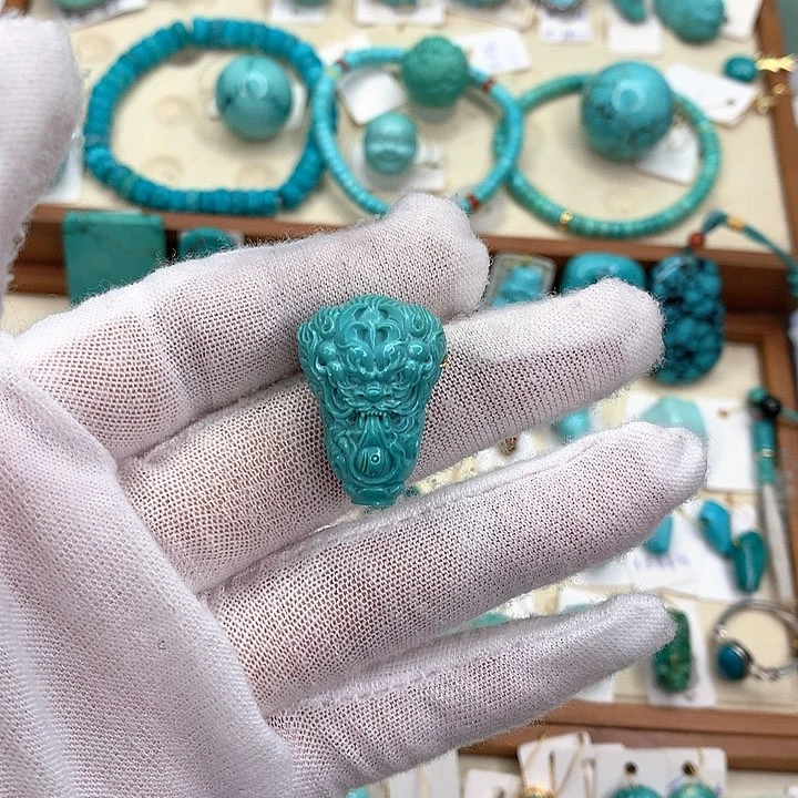 绿松石挂件未镶嵌b*