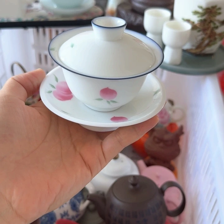微瑕陶瓷茶具茶杯茶壶