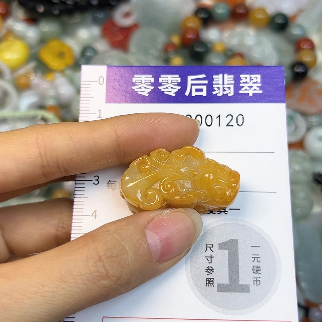 翡翠未镶嵌颈饰120