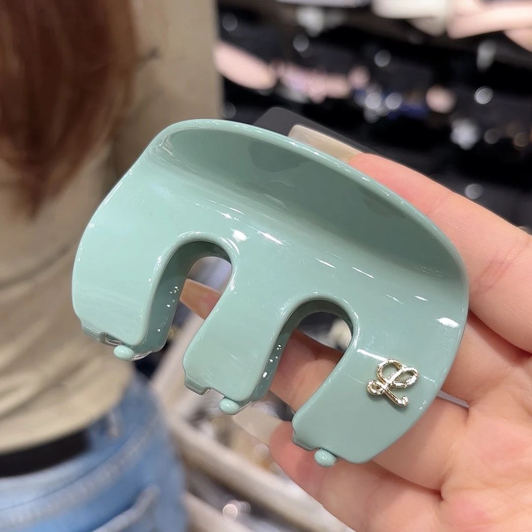 皮质铁合金发饰发夹