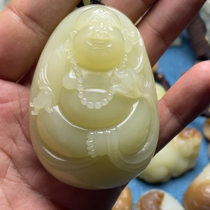 未镶嵌和田玉挂件知*行