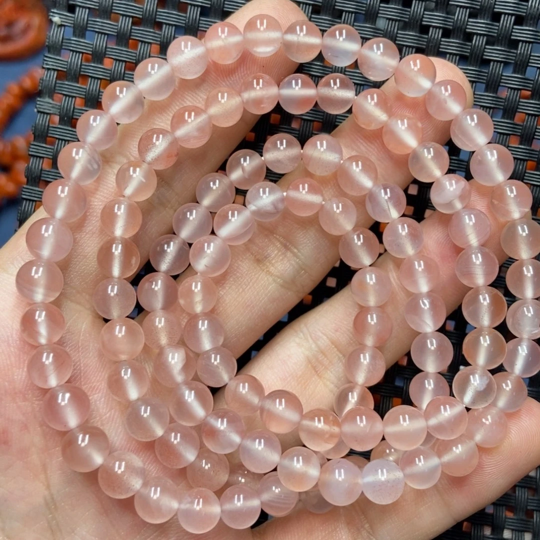 南红玛瑙未镶嵌手链6+’mm