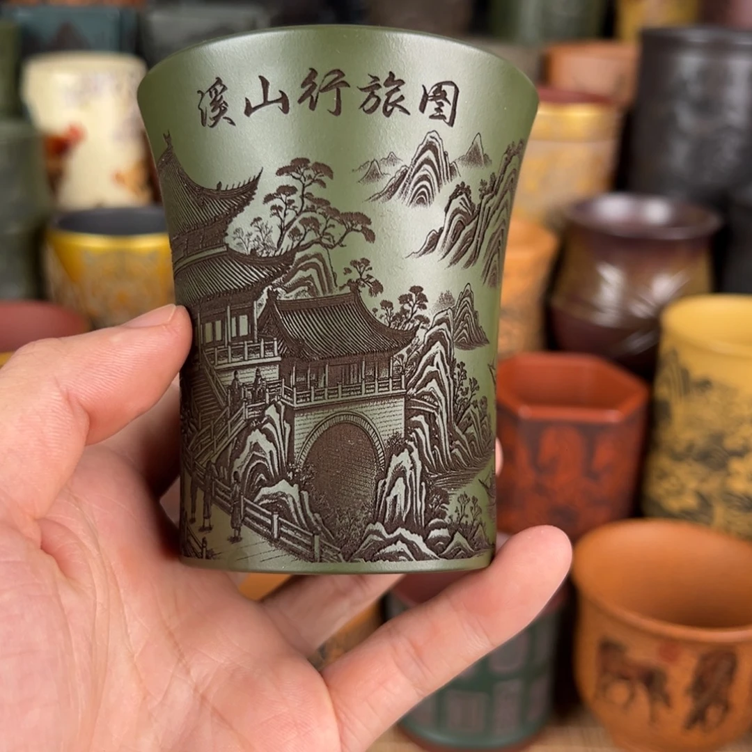 紫砂茶杯紫砂主人杯