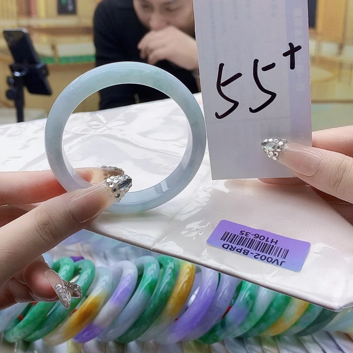 翡翠未镶嵌手镯nmm
