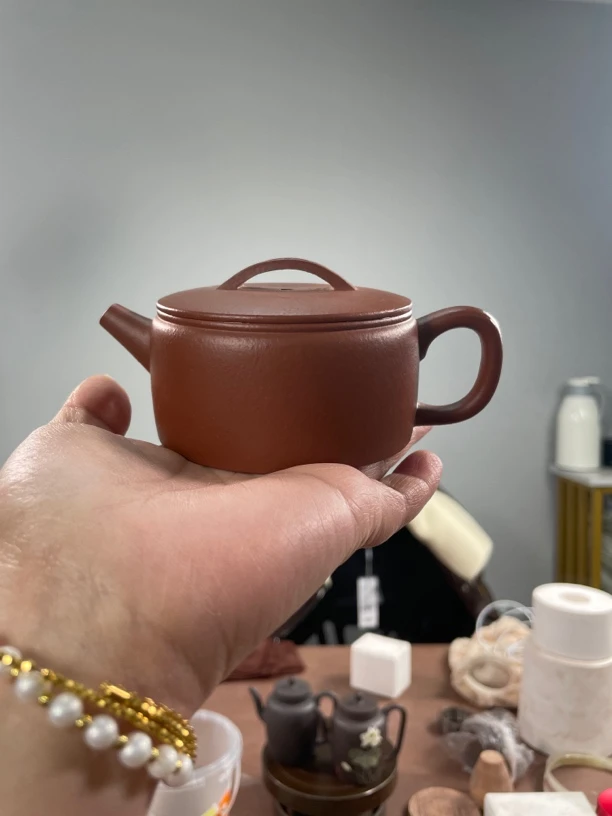 150cc粗砂朱泥汉瓦壶