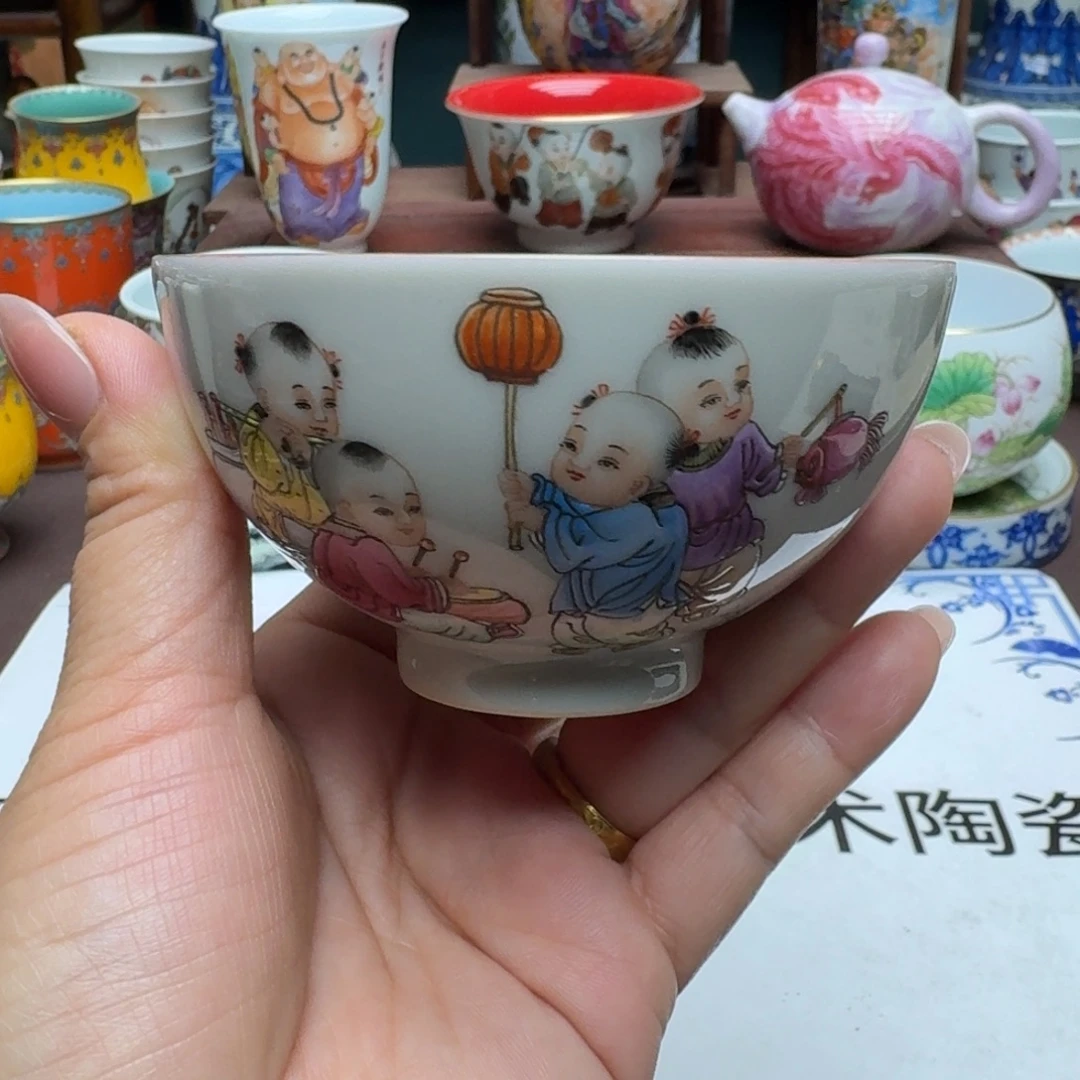 景德镇手工手绘展示