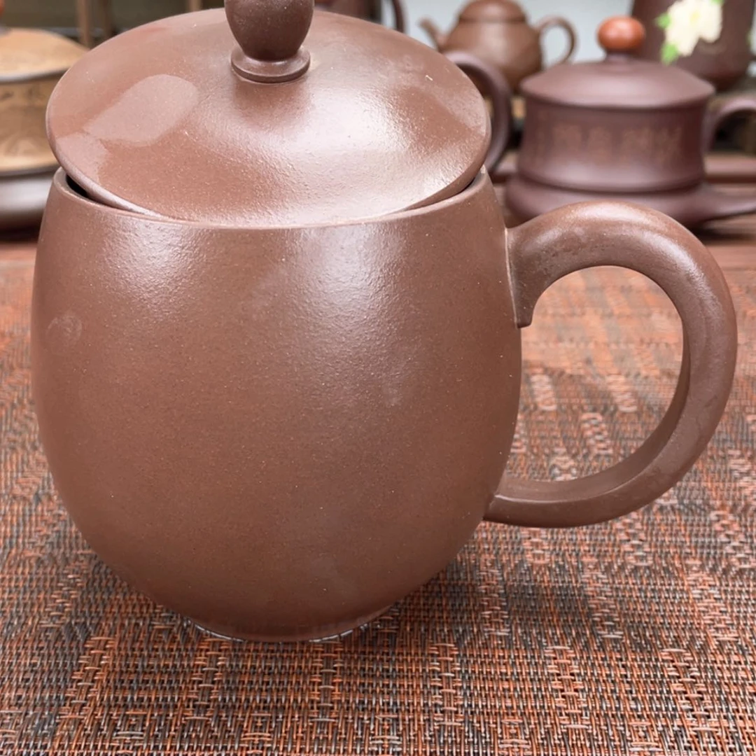 【闪购商品】紫砂茶杯宜兴原矿紫砂盖杯微瑕