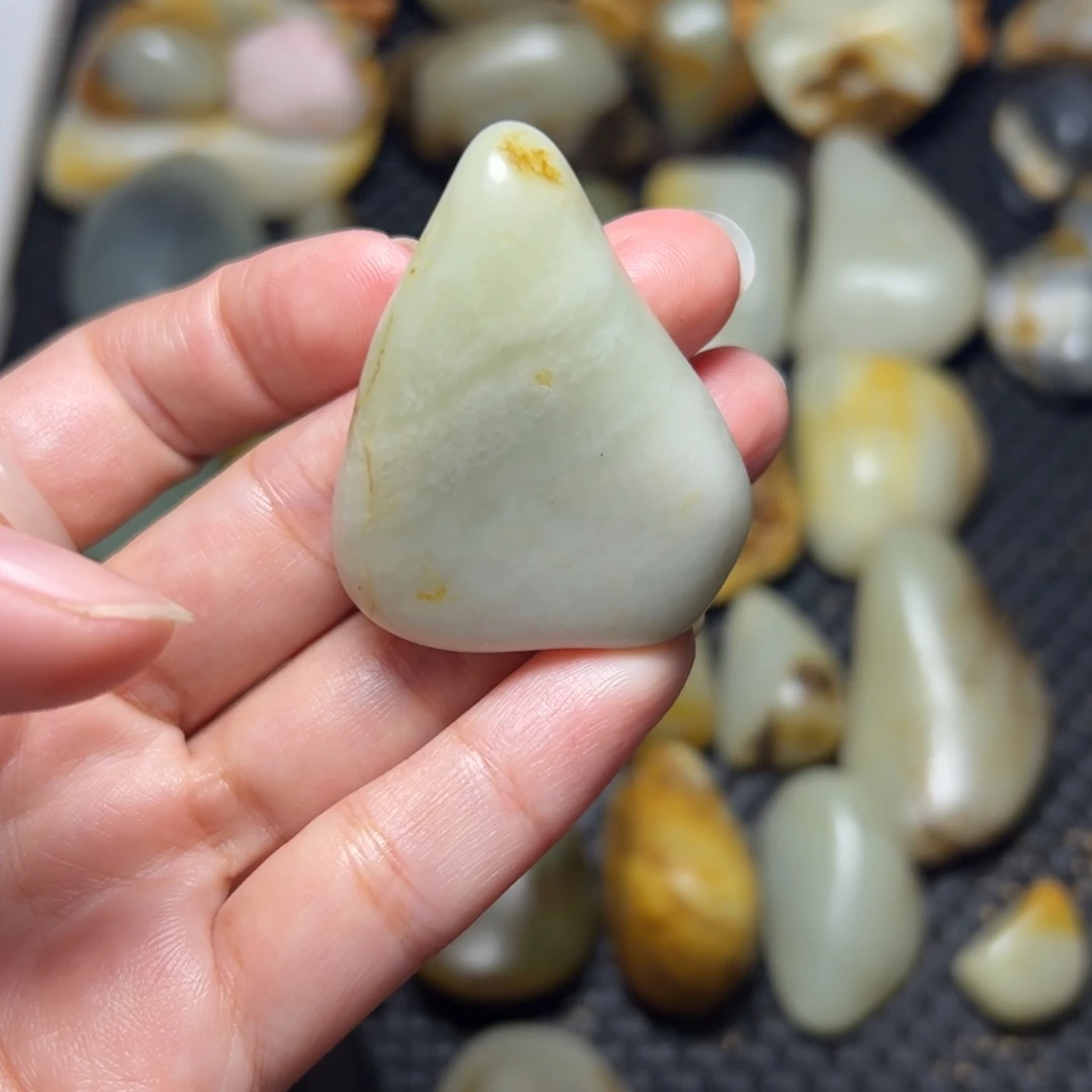 和田玉未镶嵌挂件36