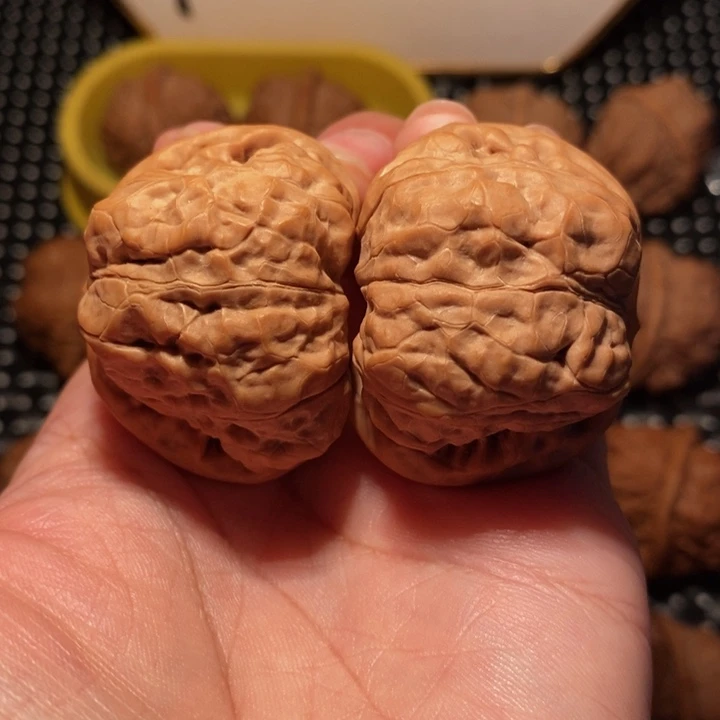 文玩核桃把件八眼八腿蛙饼