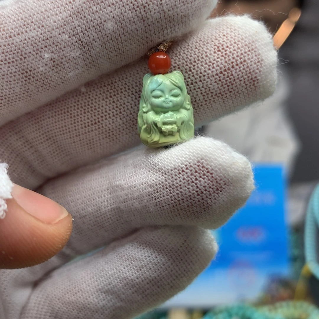 绿松石挂件未镶嵌