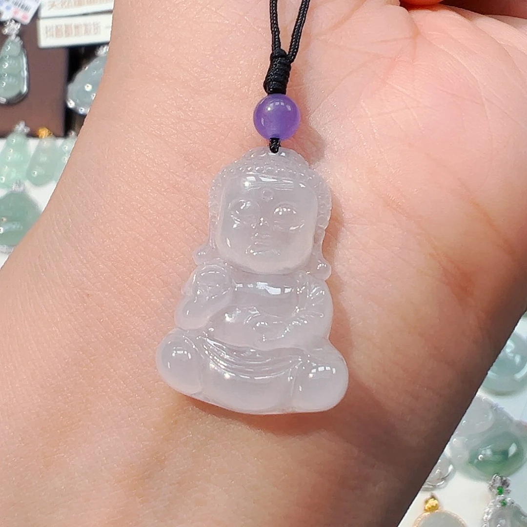 翡翠未镶嵌吊坠(不含链)宝宝佛