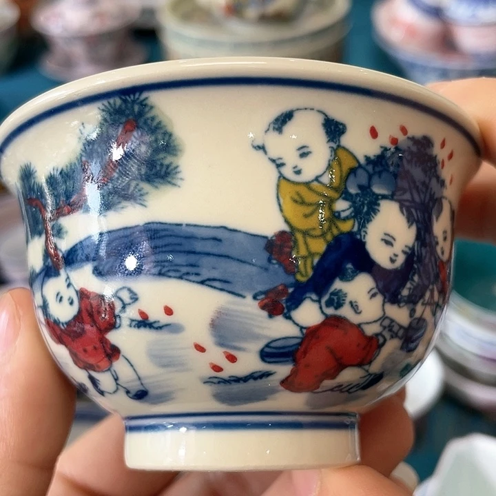 景德镇陶瓷主人杯12333