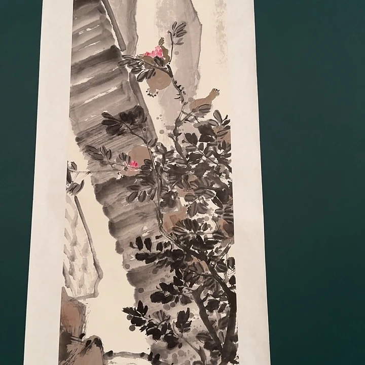 国画雷公老师画作画作