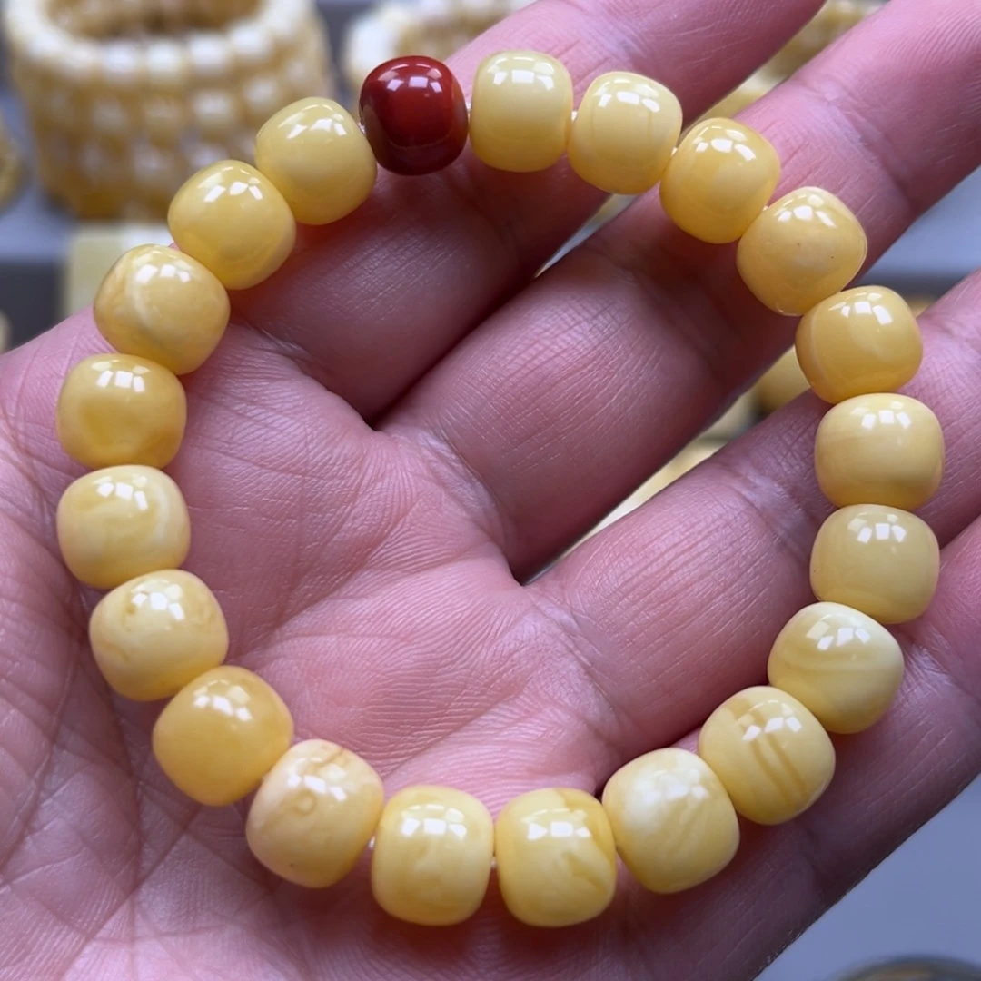 琥珀未镶嵌手链手串