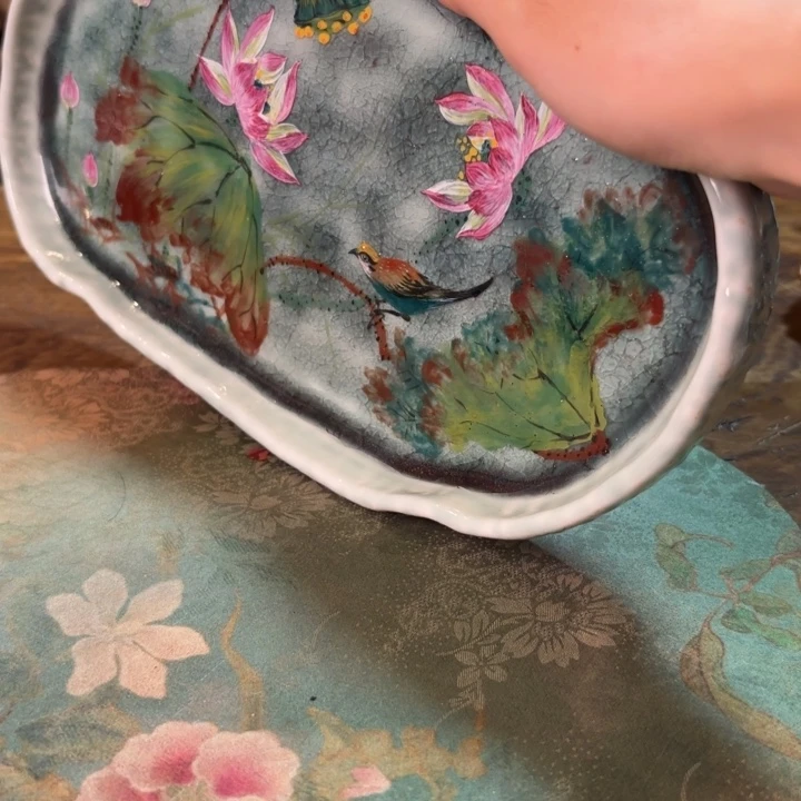 柴烧纯手工手绘陶瓷